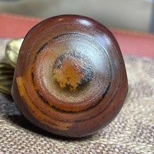 Natural Banded Old Agate Dzi Bead Tibetan Amulet Pendant 20x31mm #6382 picture
