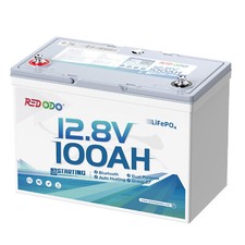 Redodo 12V 100Ah Bluetooth Dual-Purpose 900CCA Group27 Marine Starting Battery picture