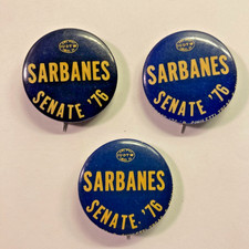 Lot of 3 Sarbanes Senate ‘76 Buttons picture