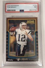2000 Bowman Tom Brady RC Rookie #236 PSA 7 picture