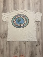 VTG 90s Earth Day T Shirt Mens XL Environmental Made USA Extinction is Forever picture