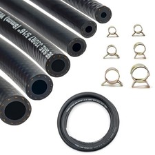 6PCS Fuel Line Hose & 30 Clamps, 1/8