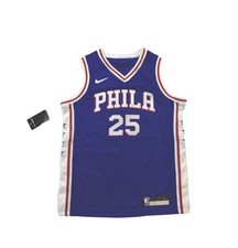 Nike Youth Boys NBA Philadelphia 76ers Ben Simmons Icon Swingman Jersey M 10/12 picture