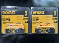 2 Pack DEWALT DCB205-2 20V Max XR 5.0Ah Lithium-Ion Batteries NEW picture