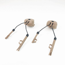 Helmet ARC Rail Adapter for Peltor Comtac Headset Ear Protection Pop-Out Rotate  picture