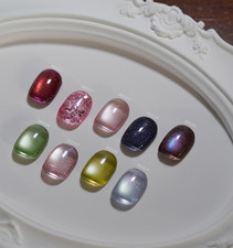 FROM THE NAIL Memory Box 9 Colors Magnetic Glitter Gel Nail Polish picture