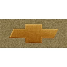 ACC Carpets Floor Mat Loop Sandalwood With Metallic Gold Bowtie Logo Pair Che... picture