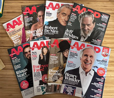 Lot of 8 AARP Magazines - DeNiro Briges Starr Keaton Winkler + picture