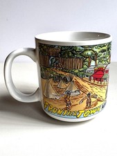 Frontier Town Adirondack Mountains New York Souvenir Coffee Mug Vintage Closed picture