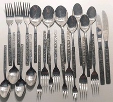 Oneida Northland Spring Fever flatware lot 25 Pc picture
