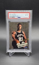 1997-98 Fleer Ultra - Tim Duncan #131G Gold Medallion Rookie RC PSA 8 🔥🐐🔥 picture