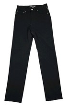 VERSACE JEANS COUTURE Black Nylon Lightweight Stretch Pants Men's Size 28x34