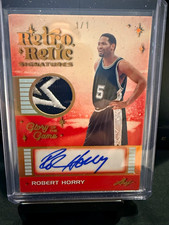 Leaf 2025 Glory of the Game Robert Horry Retro Relic Auto RS-RH1 1/1 picture