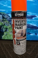12 PK Seymour Stripe, Inverted Ground Marking Paint Florescent Red-Orange picture