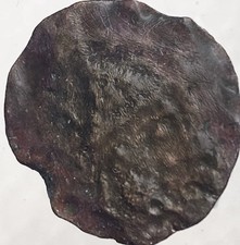 Extremely Rare 200 BC Coin Malaca Punic Iberian Conical Head Tetrastyle Temple picture