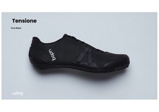 UDOG Tensione Pure Black Cycling Shoe Made in Italy picture