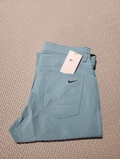 NWT Nike Tour Repel 5 Pocket Slim Fit Golf Pants FD5615-464 Glacier Blue  32x34 picture