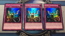 *** 3X INFINITE IMPERMANENCE 3X *** PLAYSET SUPER RARE RA01-EN075 YUGIOH picture