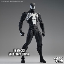 Hot-New Mess Toys Black Suit Neighbor Spider-Man Symbiote 1/12 Action Figure picture