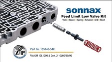 10L1000/10L80/10L90/10L60 GM SONNAX FEED LIMIT LOW VALVE KIT DROP IN  VALVE picture