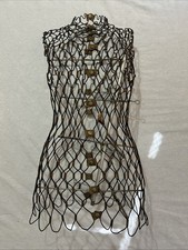 Vintage Dritz “My Double” Wire Dress Form Mannequin Adjustable Metal Torso 1950s picture
