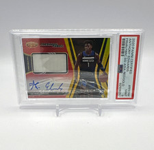Panini 2020-21 Certified Anthony Edwards FF-EDW RC Patch Auto Red/10 PSA picture