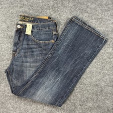 American Eagle Y2K Jeans Mens 32x30 Blue Denim Original Bootcut Cowboy Dark Wash picture