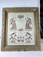 Antique 1862 Birth & Baptism Certificate Daniel Hake York County PA picture
