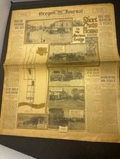 1925 Oregon Journal Automobiles Section Vintage Cars Portland Oregon picture