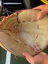 Custom 44 Pro Pink and Beige color scheme and features custom lettering picture