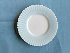 MacBeth-Evans White Opalescent Monax Petalware Bread Plate 6.5