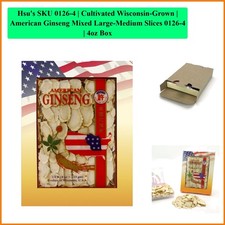 SKU 0126-4 | Cultivated Wisconsin-Grown | American Ginseng Mixed Large-Medium... picture