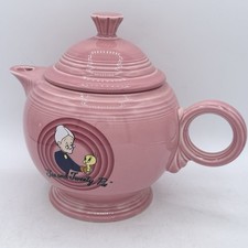 RETIRED FIESTAWARE Tweety Bird Granny Tea Pot 1994 Looney Tunes Fiesta Rose NWT picture