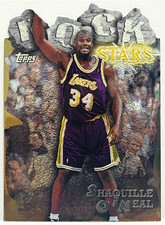 Topps 1997-98 Stars Rock Stars Insert Shaquille O'Neal Lakers #RS13 picture