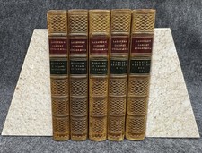 1830’s Antique Leather Lardner’s Cabinet Encyclopedia Natural History Maritime picture