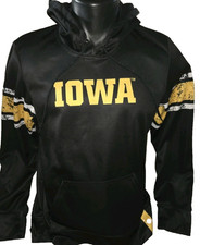 Iowa Hawkeyes Youth Kids Medium ProSphere Hoodie Jacket Black Hawkeye Gold picture