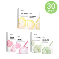 Nacific Premium Skincare Facial Mask 30 Sheets (AHABHA, Vita Ceramide, Tea Tree) picture