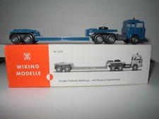 VINTAGE WIKING 1:87 MAGIRUS 235 D HEAVY DUTY TIEFLADER 724/1B MINT AND BOXED picture