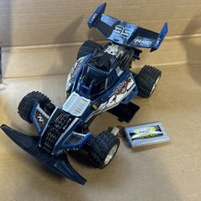 VTG Nikko Turbo Black Panther x2 1:10 Scale RC Car Untested Battery No Remote picture