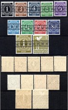 -GERMANY USA BRITISCHE ZONE 1948 Sc.I-IXI  MNH SIGNED picture