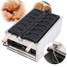 3000W Electric Waffle Maker Machine Commercial Taiyaki Baker Fish-Shaped Mold picture