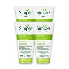 Simple Kind To Skin Moisturizing Facial Wash - 4 pc Facial Cleanser picture