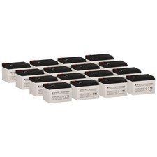 SigmasTek SP12-12 (T2) Sealed Lead Battery Pack of 16 12V 12Ah F2 Terminals picture