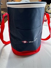 NWOT Disney Cruise Line Insulated Cooler Bag Navy Blue Red Strap Logo 2017 picture
