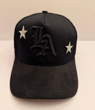 Vip LA Stars full suede cap featuring a 3D embroidered g5 picture