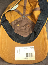 Carhartt Force Canvas Baseball Cap Brown Logo One Size Adjustable Hat picture