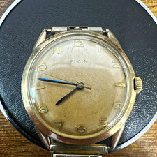 Elgin Durapower Vintage Manual Wind Analog Watch 33mm running #40 picture