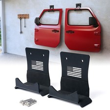 Door Storage Hanger Wall Mount Rack Bracket US Flag For 1956-2026 Jeep Wrangler picture