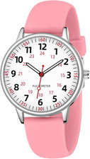 Nurse Watch for Women Waterproof Analog Silicone Watch with Second picture