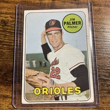 🔥1969 Topps #573 Baltimore Orioles Jim Palmer Very Good Condition-HOF🔥 picture